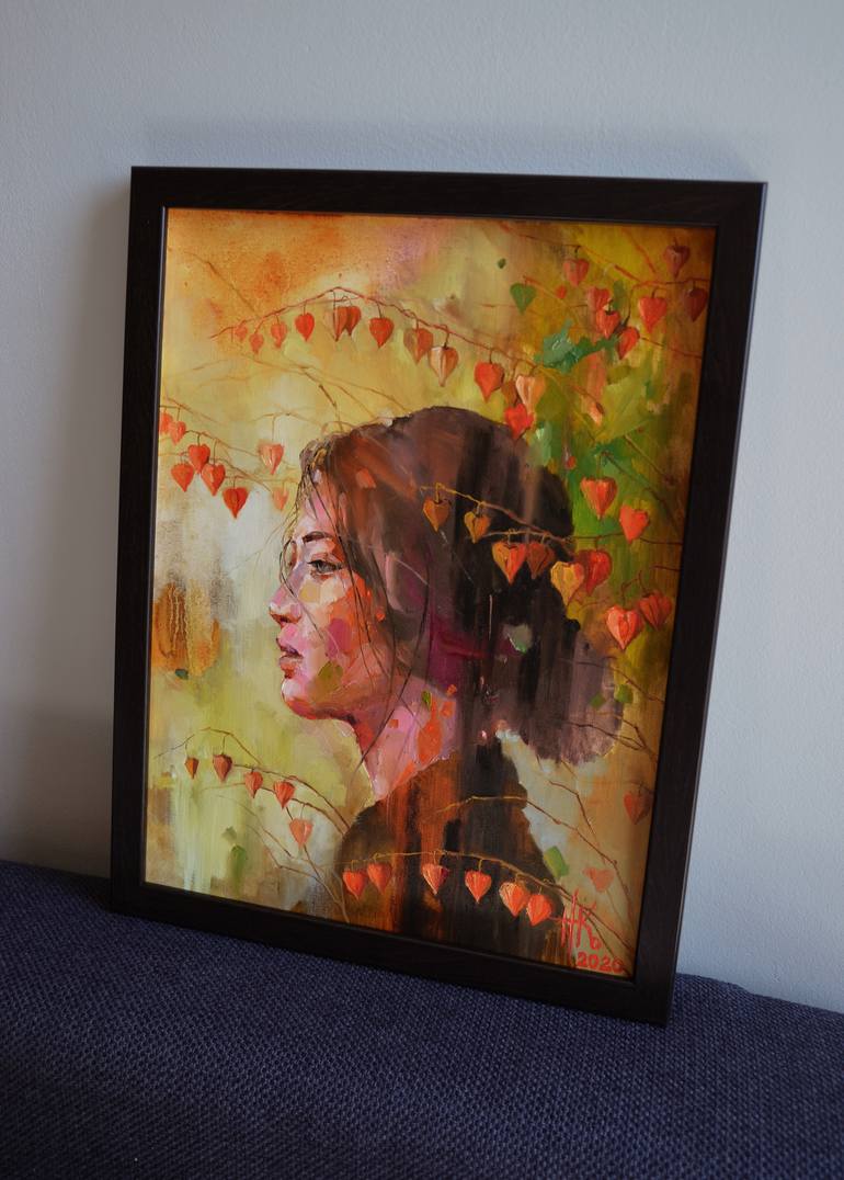 Original Conceptual Portrait Painting by Zhanna Kondratenko