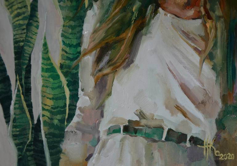 Original Abstract Expressionism Women Painting by Zhanna Kondratenko