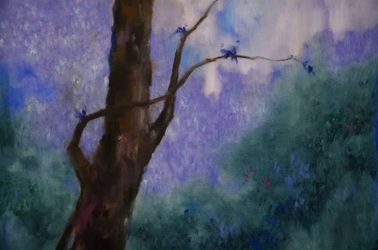 Original Abstract Tree Painting by Zhanna Kondratenko