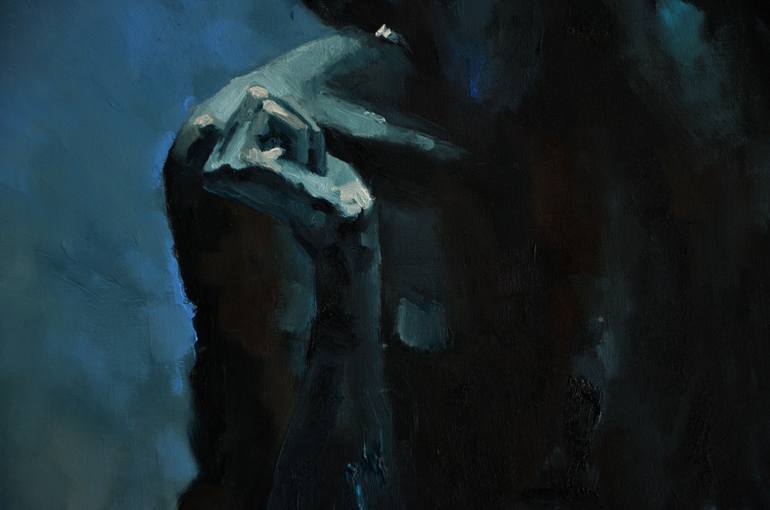 Original Abstract Nude Painting by Zhanna Kondratenko