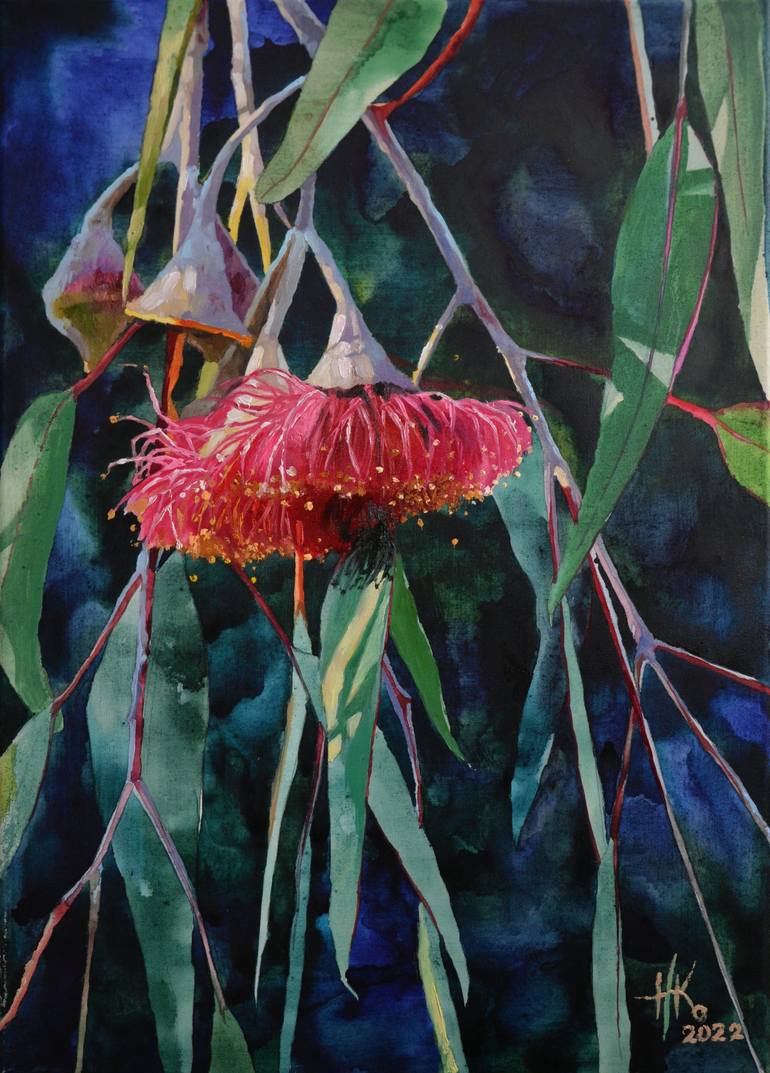 Eucalyptus Painting by Zhanna Kondratenko | Saatchi Art