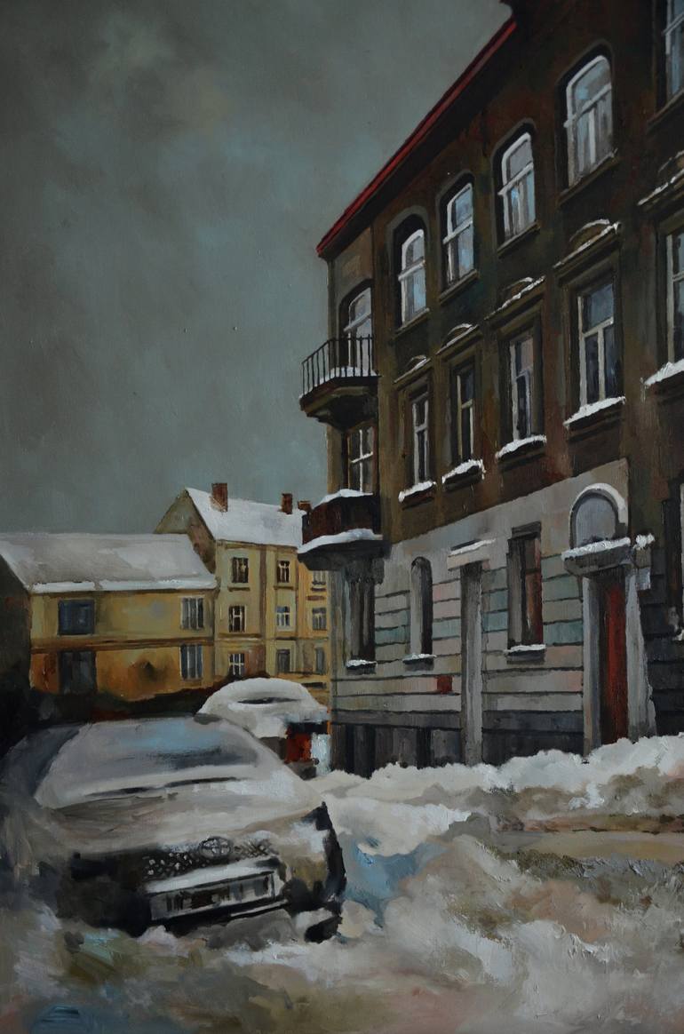 Original Cities Painting by Zhanna Kondratenko