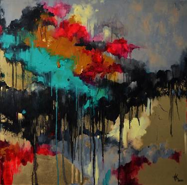 Original Abstract Expressionism Abstract Paintings by Zhanna Kondratenko