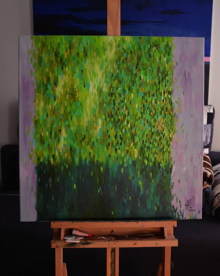 Original Conceptual Abstract Painting by Zhanna Kondratenko