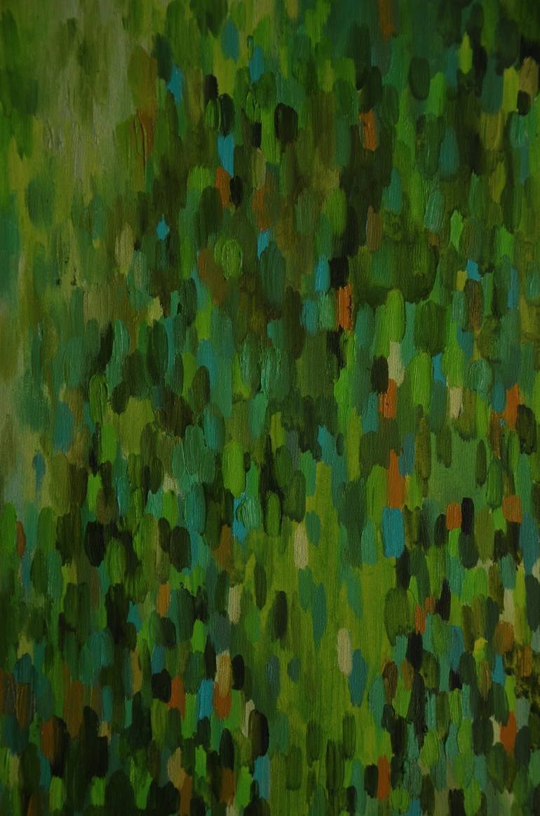 Original Conceptual Abstract Painting by Zhanna Kondratenko