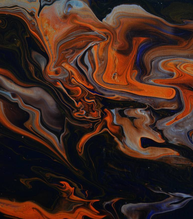 Original Abstract Expressionism Abstract Painting by Zhanna Kondratenko