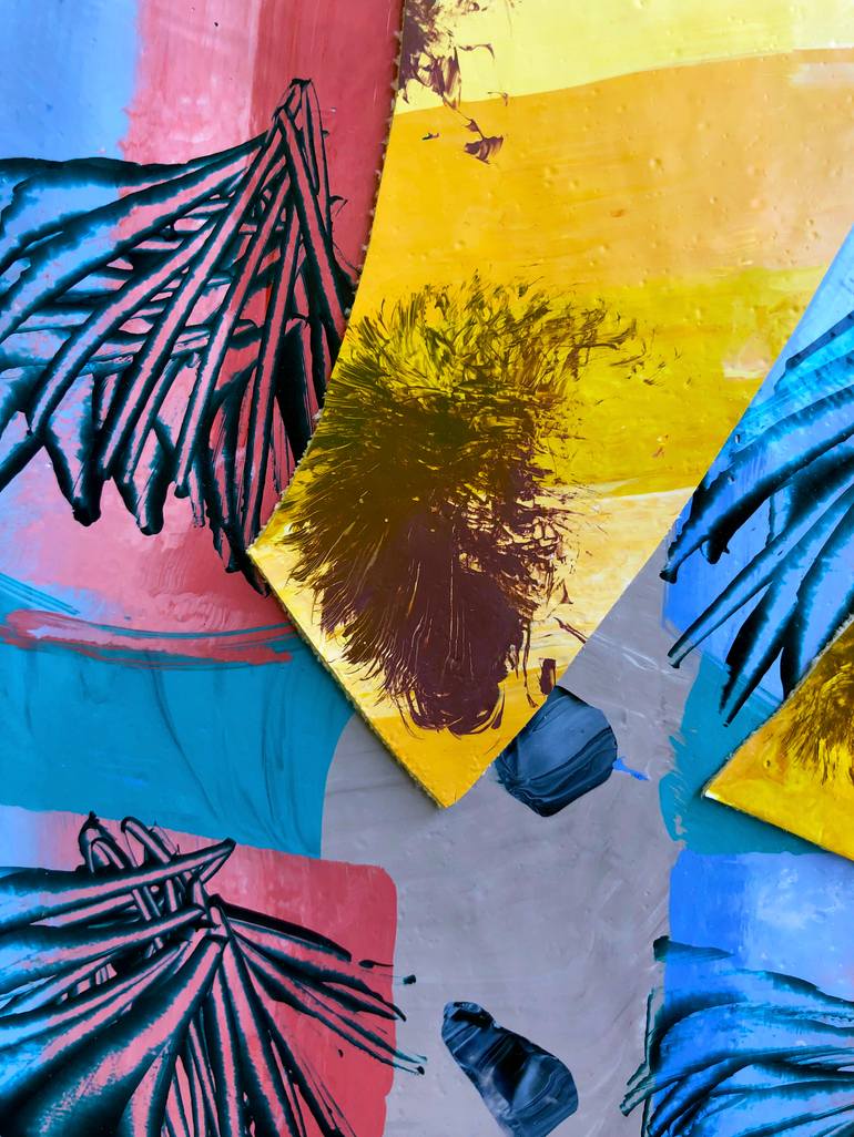 Original Conceptual Abstract Painting by Benjamin David