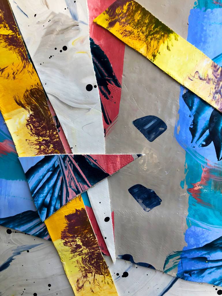 Original Conceptual Abstract Painting by Benjamin David