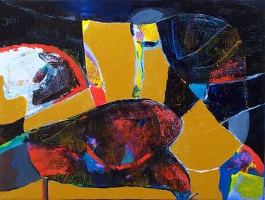 Original Abstract Animal Paintings by Joseph M Jahn