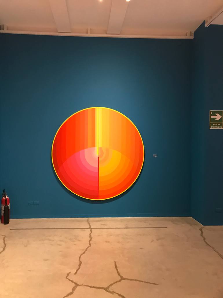 Original Art Deco Abstract Painting by Jaime Domínguez