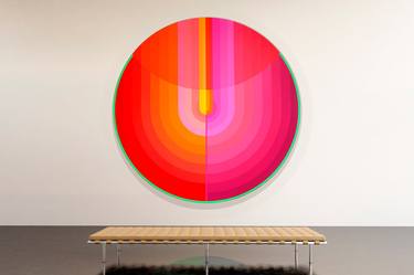 Original Art Deco Abstract Paintings by Jaime Domínguez