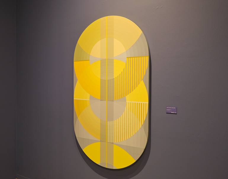 Original Conceptual Abstract Painting by Jaime Domínguez