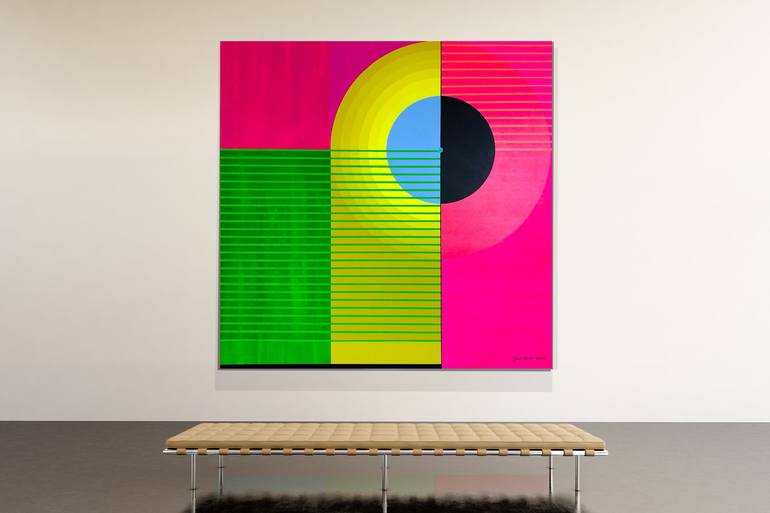 Original Conceptual Abstract Paintings by Jaime Domínguez