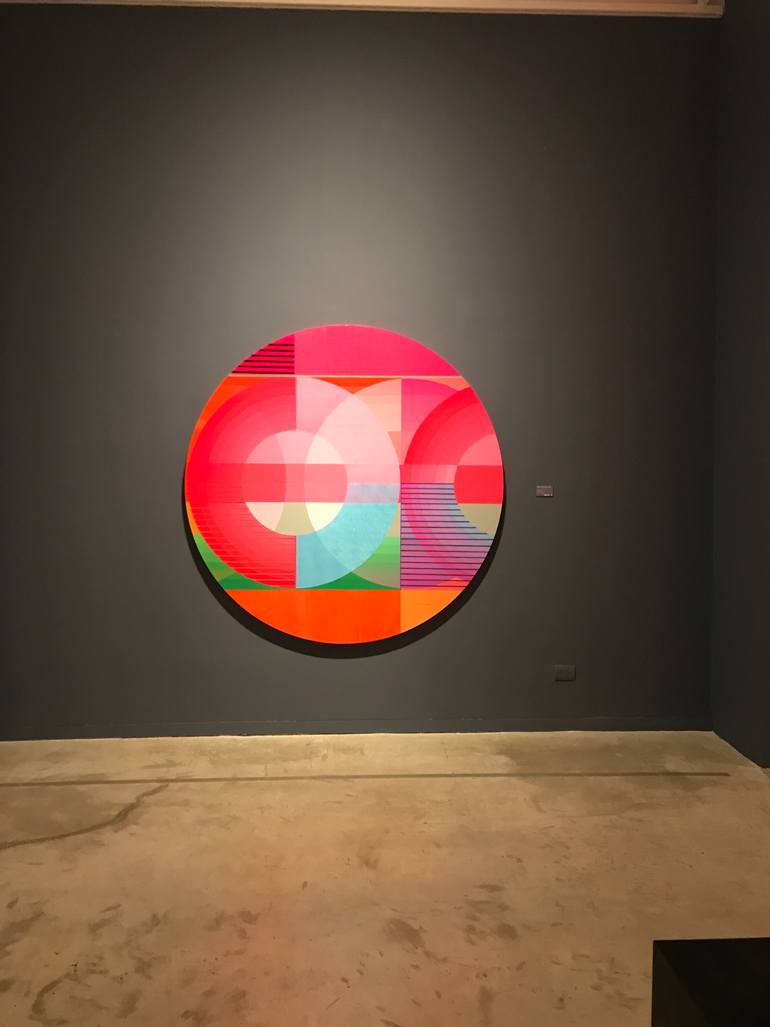 Original Conceptual Abstract Painting by Jaime Domínguez