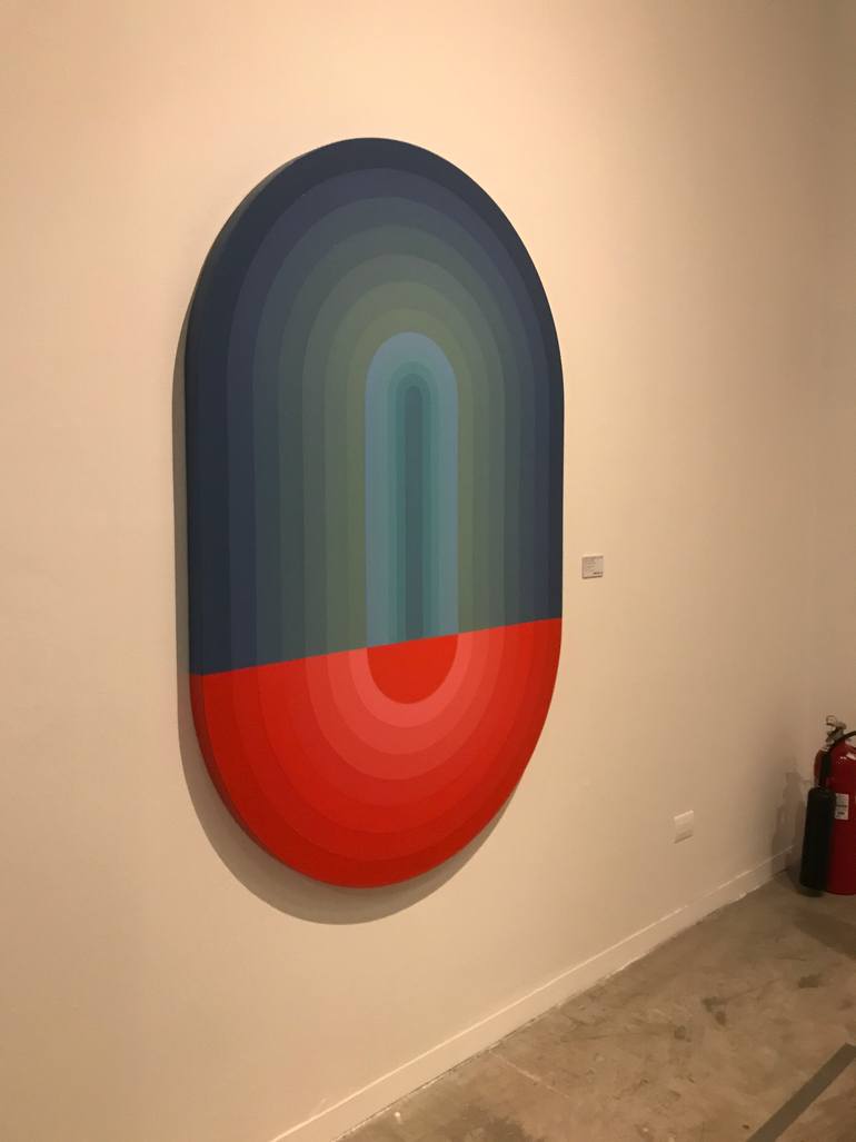 Original Conceptual Abstract Painting by Jaime Domínguez