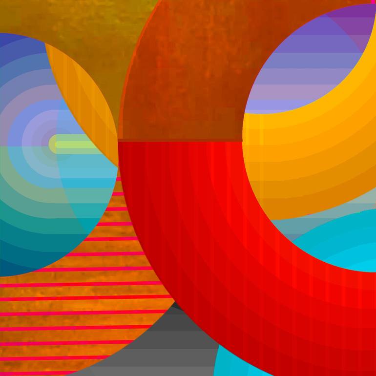 Print of Modern Abstract Paintings by Jaime Domínguez