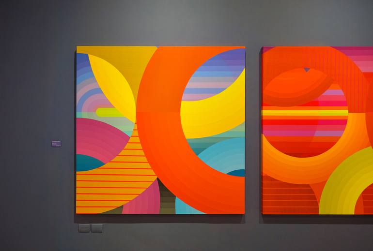 Original Modern Abstract Painting by Jaime Domínguez
