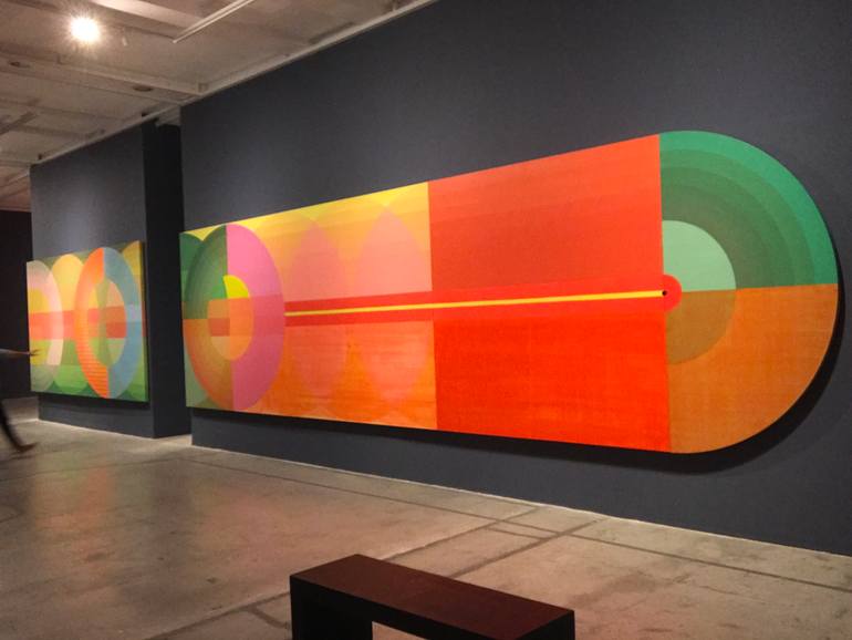 Original Conceptual Abstract Painting by Jaime Domínguez