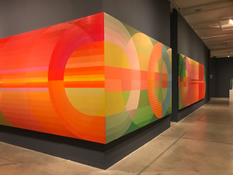 Original Conceptual Abstract Painting by Jaime Domínguez