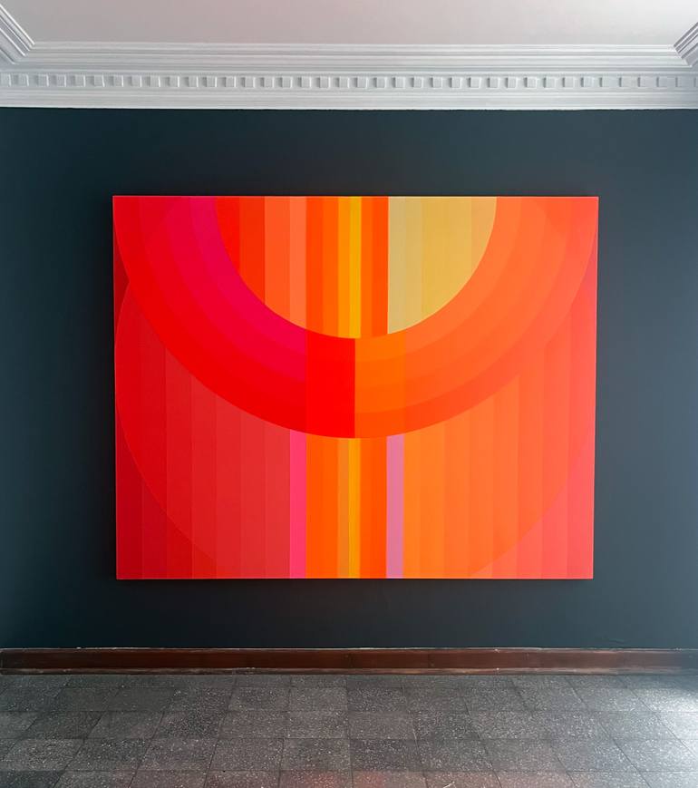 Original Conceptual Abstract Painting by Jaime Domínguez