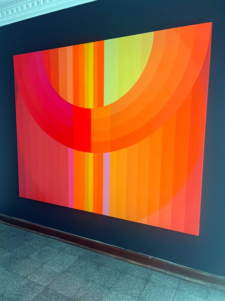 Original Conceptual Abstract Painting by Jaime Domínguez