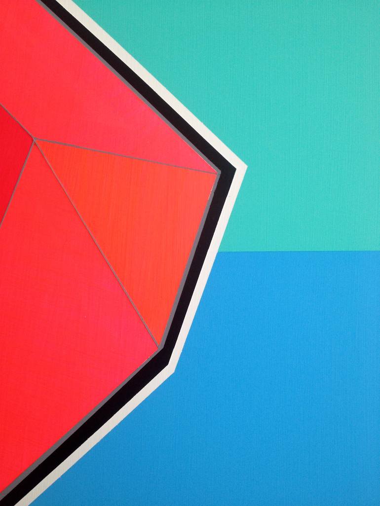 Original Conceptual Geometric Painting by Jaime Domínguez
