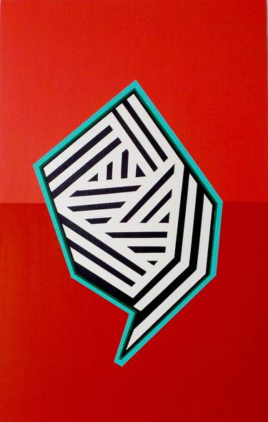 Original Abstract Geometric Paintings by Jaime Domínguez