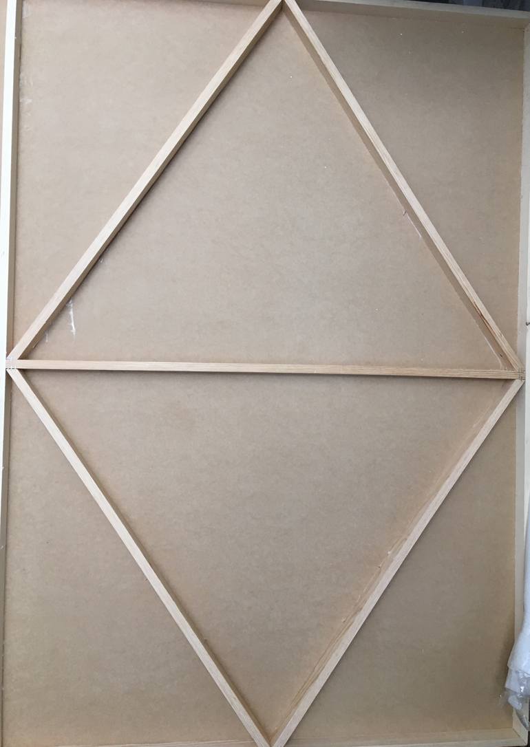 Original Abstract Geometric Painting by Jaime Domínguez