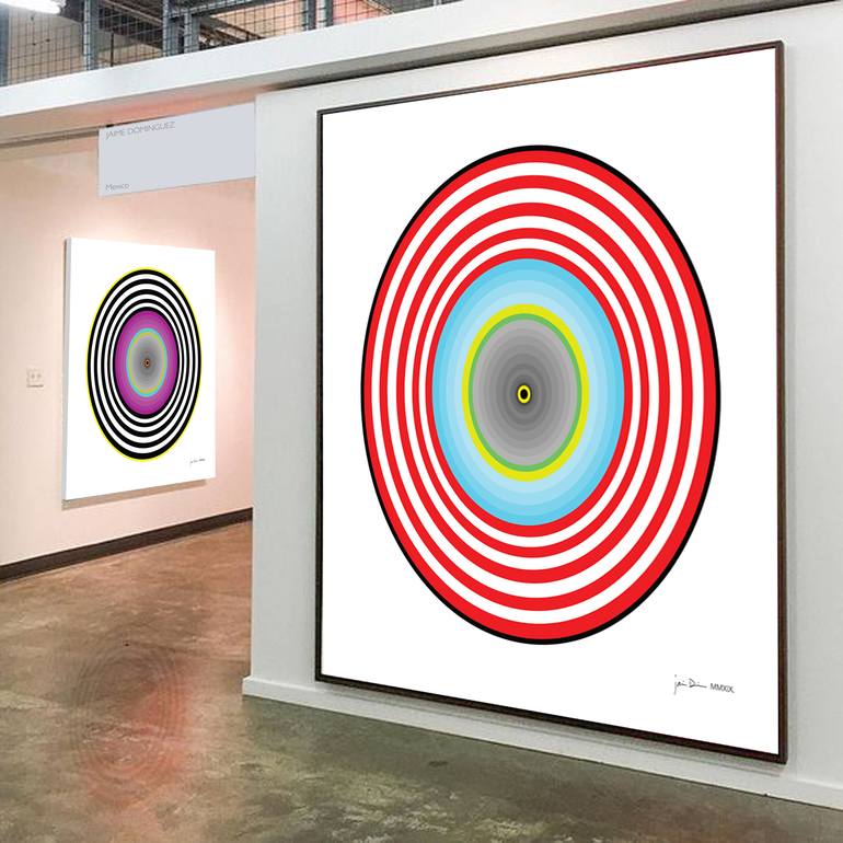Original Abstract Geometric Paintings by Jaime Domínguez