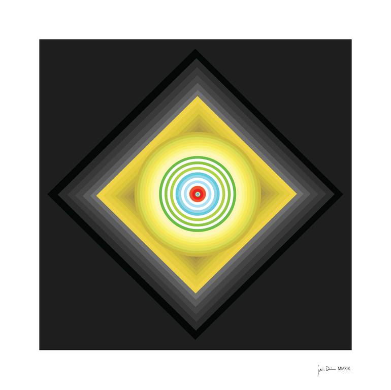 Original Geometric Painting by Jaime Domínguez