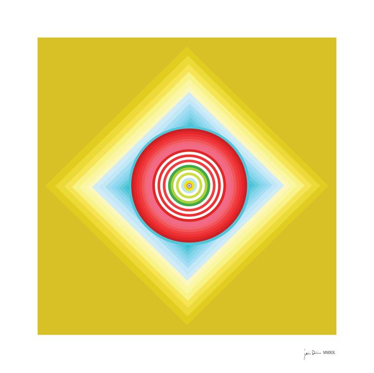 Original Geometric Painting by Jaime Domínguez