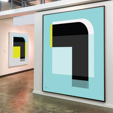 Original Abstract Geometric Paintings by Jaime Domínguez