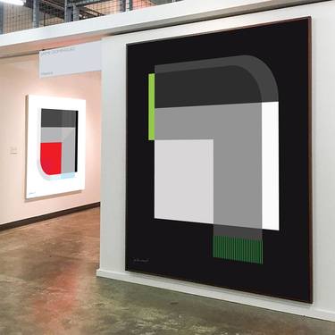 Original Abstract Geometric Paintings by Jaime Domínguez