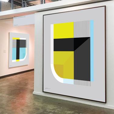 Original Abstract Geometric Paintings by Jaime Domínguez