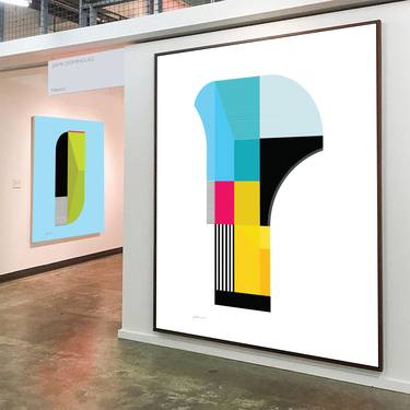 Original Abstract Geometric Paintings by Jaime Domínguez