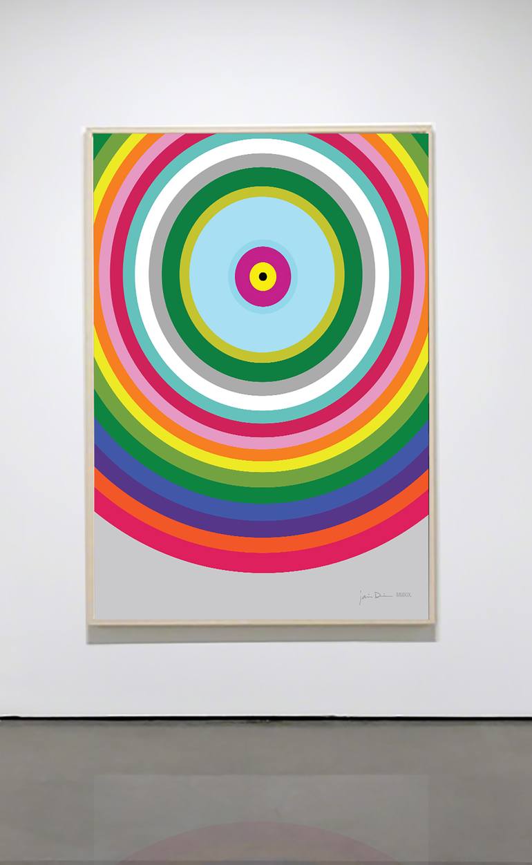 Original Conceptual Abstract Painting by Jaime Domínguez