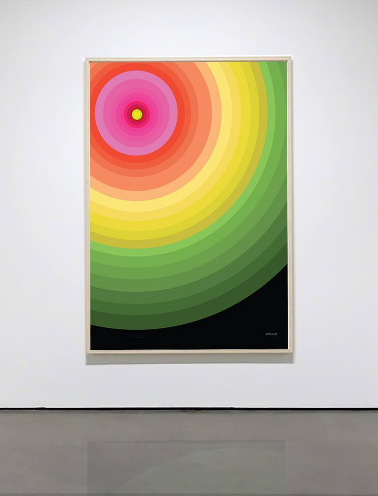 Original Conceptual Abstract Painting by Jaime Domínguez