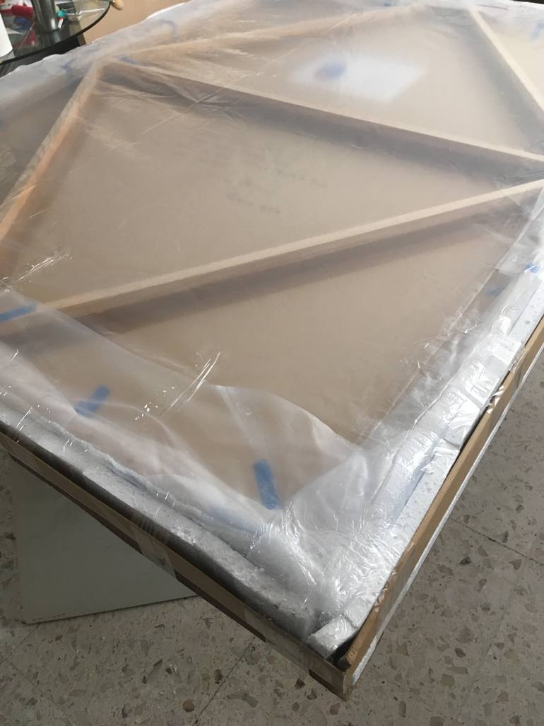 Original Art Deco Abstract Painting by Jaime Domínguez