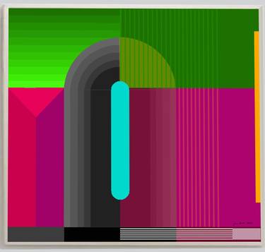 Print of Art Deco Abstract Paintings by Jaime Domínguez