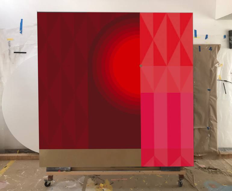 Original Conceptual Abstract Painting by Jaime DomíNguez