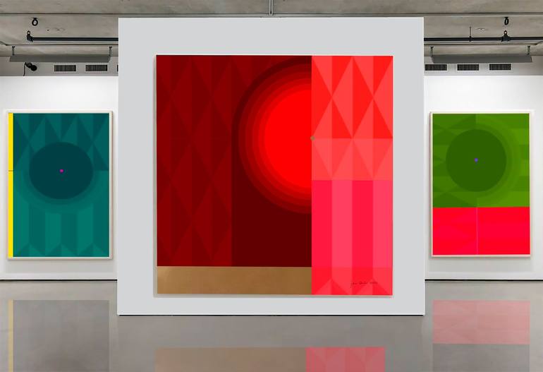 Original Conceptual Abstract Painting by Jaime DomíNguez