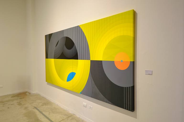 Original Conceptual Abstract Painting by Jaime Domínguez