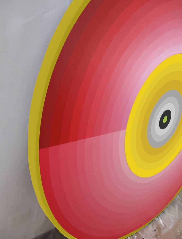 Original Art Deco Abstract Painting by Jaime Domínguez