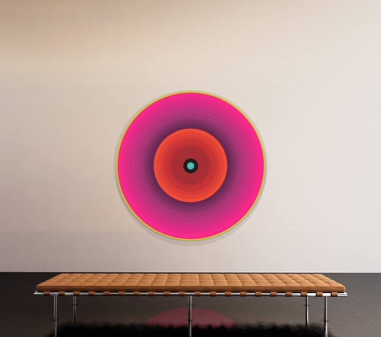 Original Abstract Geometric Paintings by Jaime Domínguez