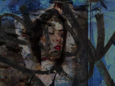 Original Abstract Expressionism Women Mixed Media by Andrew Agostino