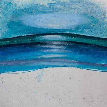 Print of Abstract Seascape Paintings by Aleksandra Erdeljan