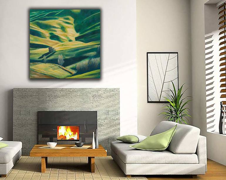 Original Fine Art Landscape Painting by Aleksandra Erdeljan