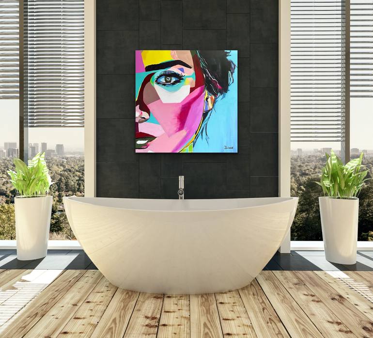 Original Expressionism Abstract Painting by Diana Linsse