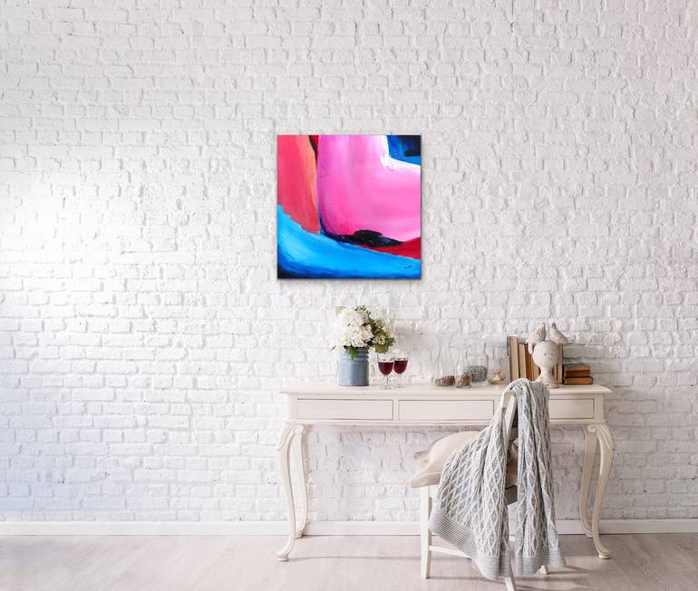 Original Abstract Expressionism Abstract Painting by Diana Linsse