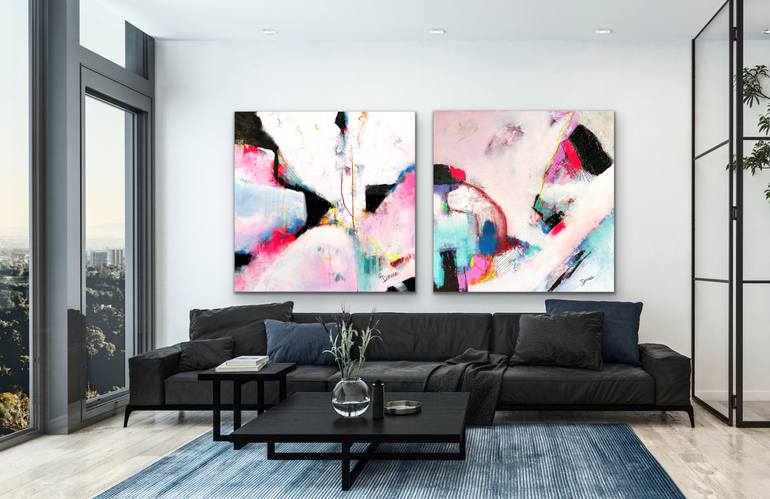 Original Abstract Painting by Diana Linsse